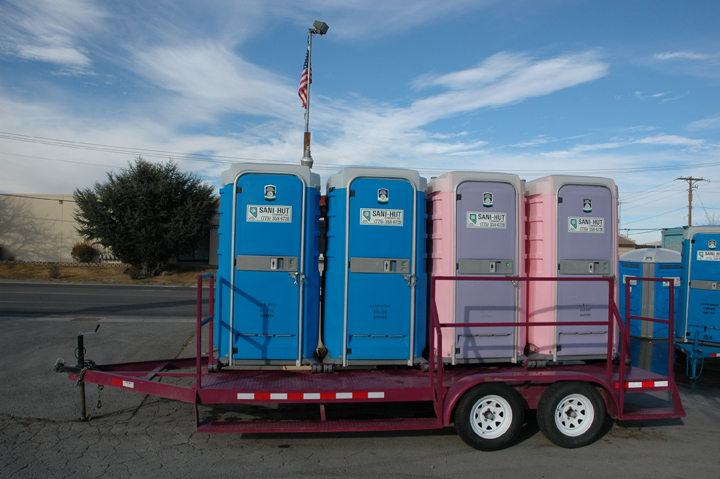 Image of Sani Hut restrooms