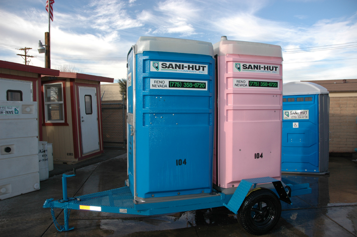 Image of Sani Hut restrooms