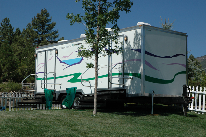 Image of Sani Hut restrooms